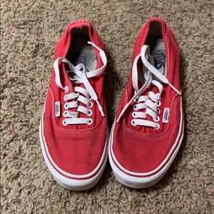 Red Vans